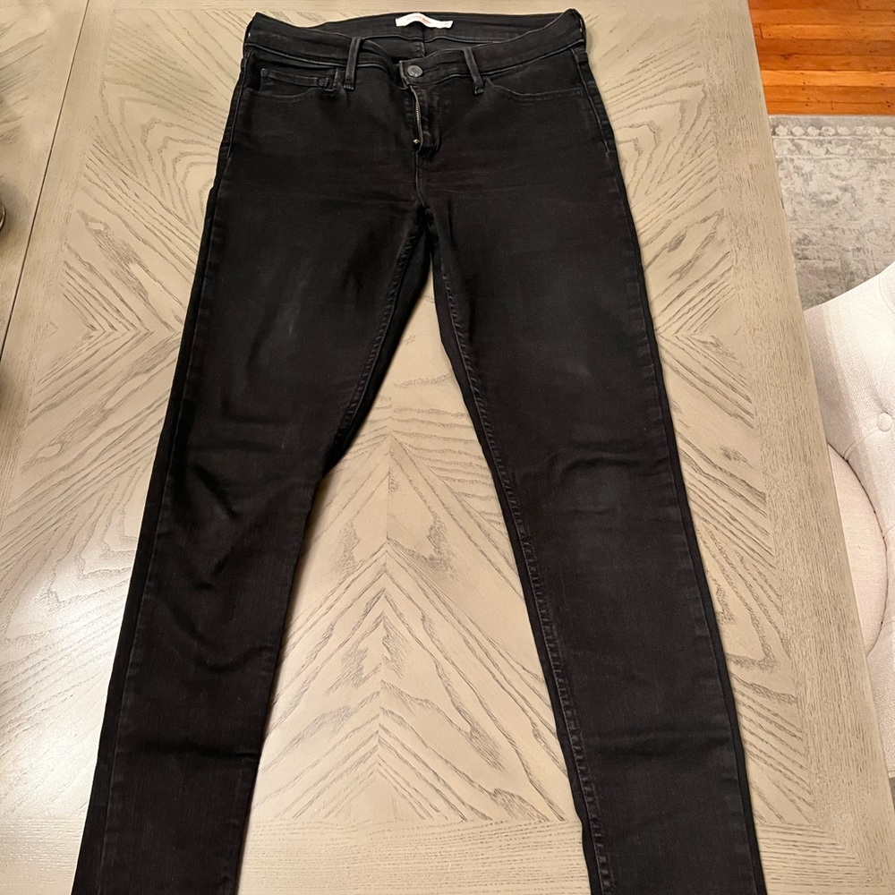 Black Levi Skinny Jeans